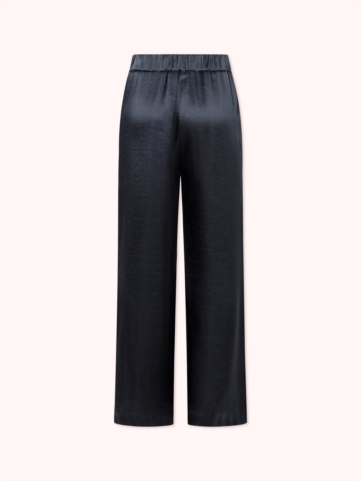 PRE-ORDER PANTALÓN PALAZZO SATINADO AZUL MARINO