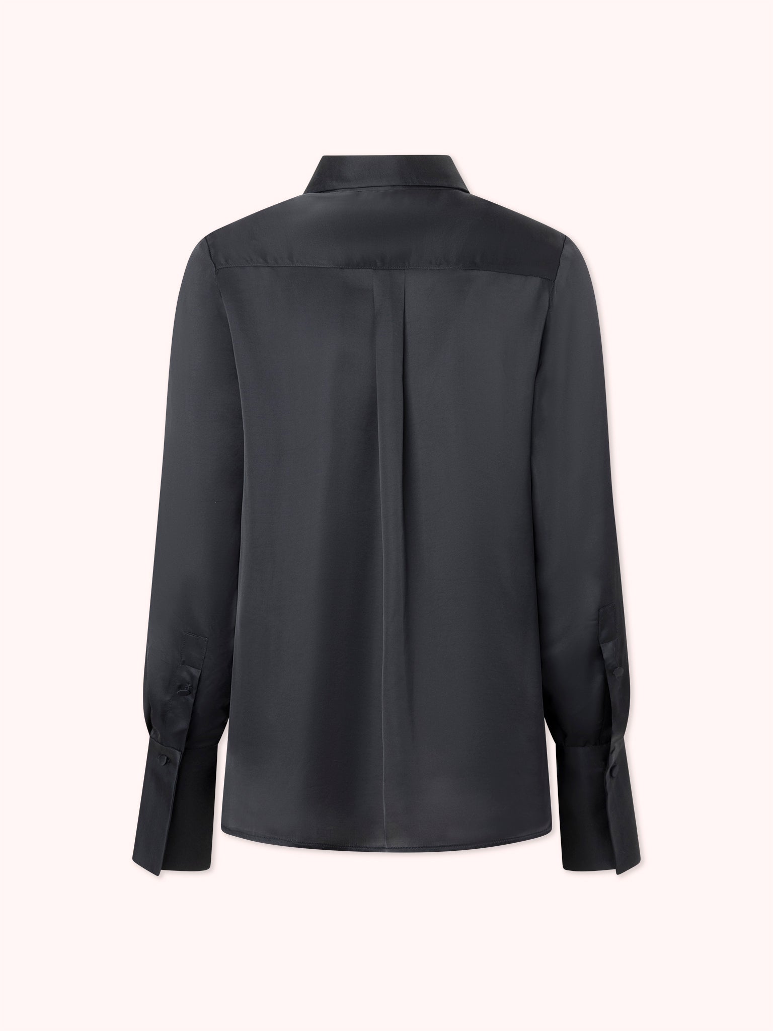 PRE-ORDER CAMISA SATINADA AZUL MARINO