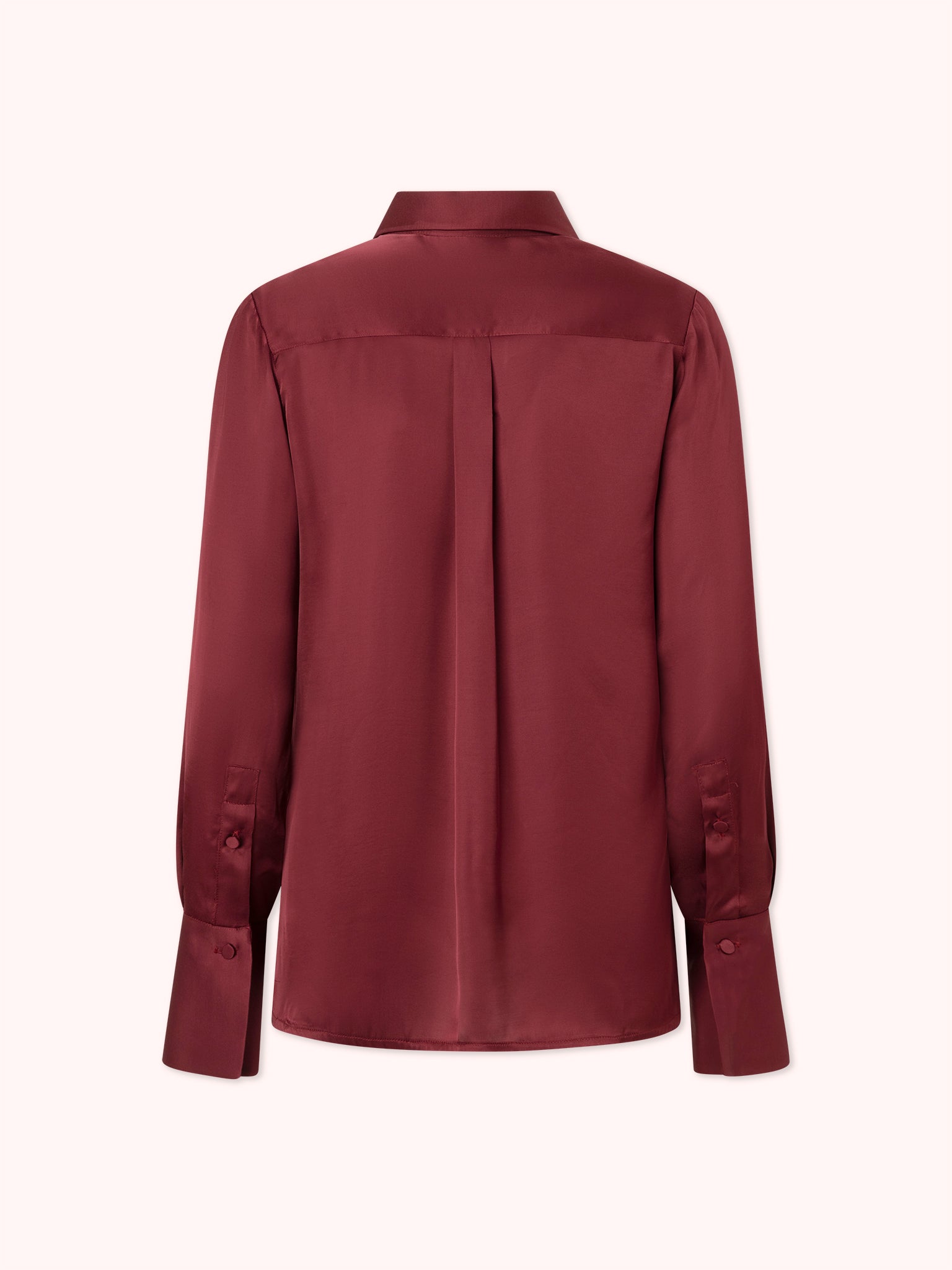 CAMISA SATINADA GRANATE