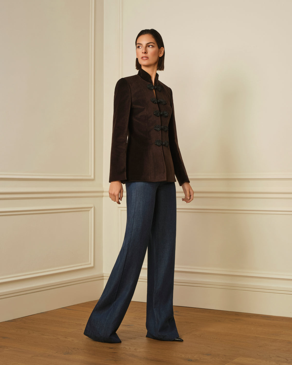 CHAQUETA PASAMANERÍA TERCIOPELO