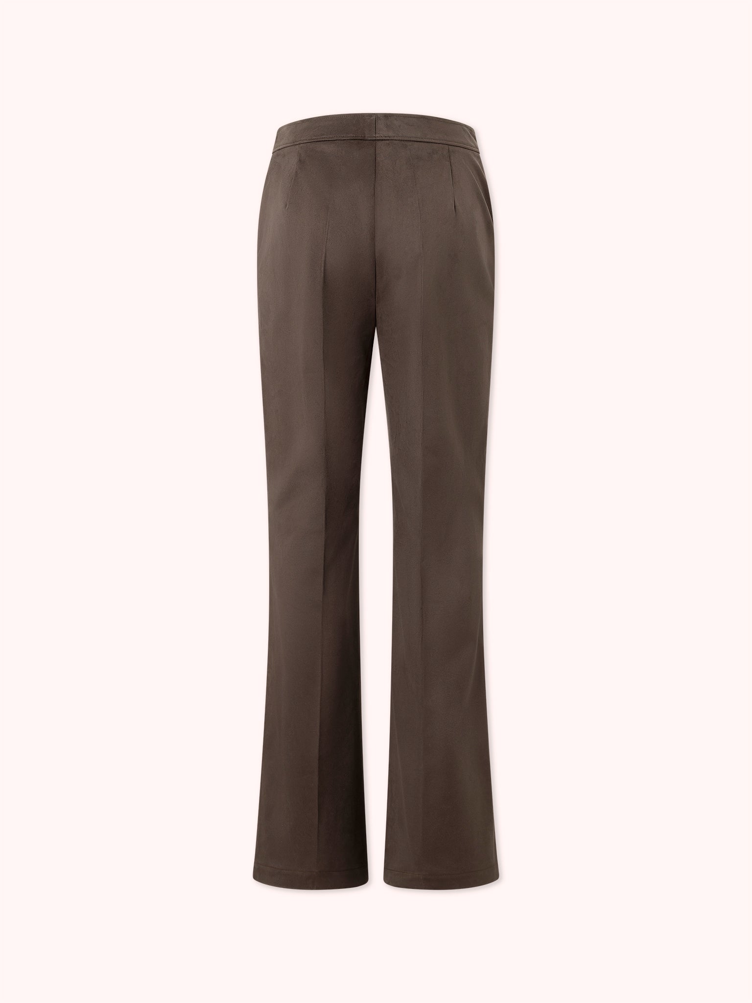 PRE-ORDER PANTALÓN FLARE DE ANTE MARRÓN CHOCOLATE