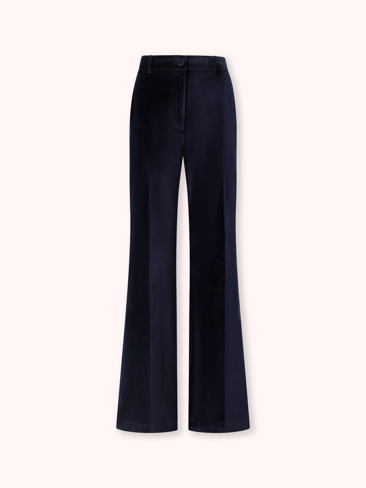 PANTALÓN FLARE DE TERCIOPELO NAVY