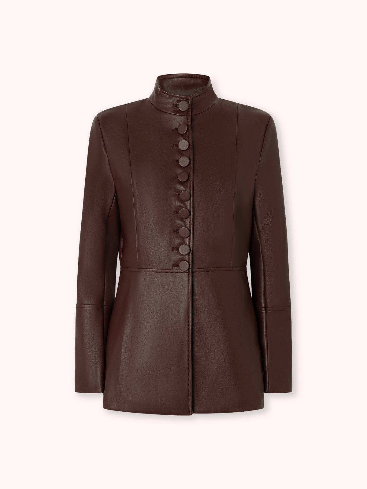 BLAZER CUELLO MAO EFECTO PIEL
