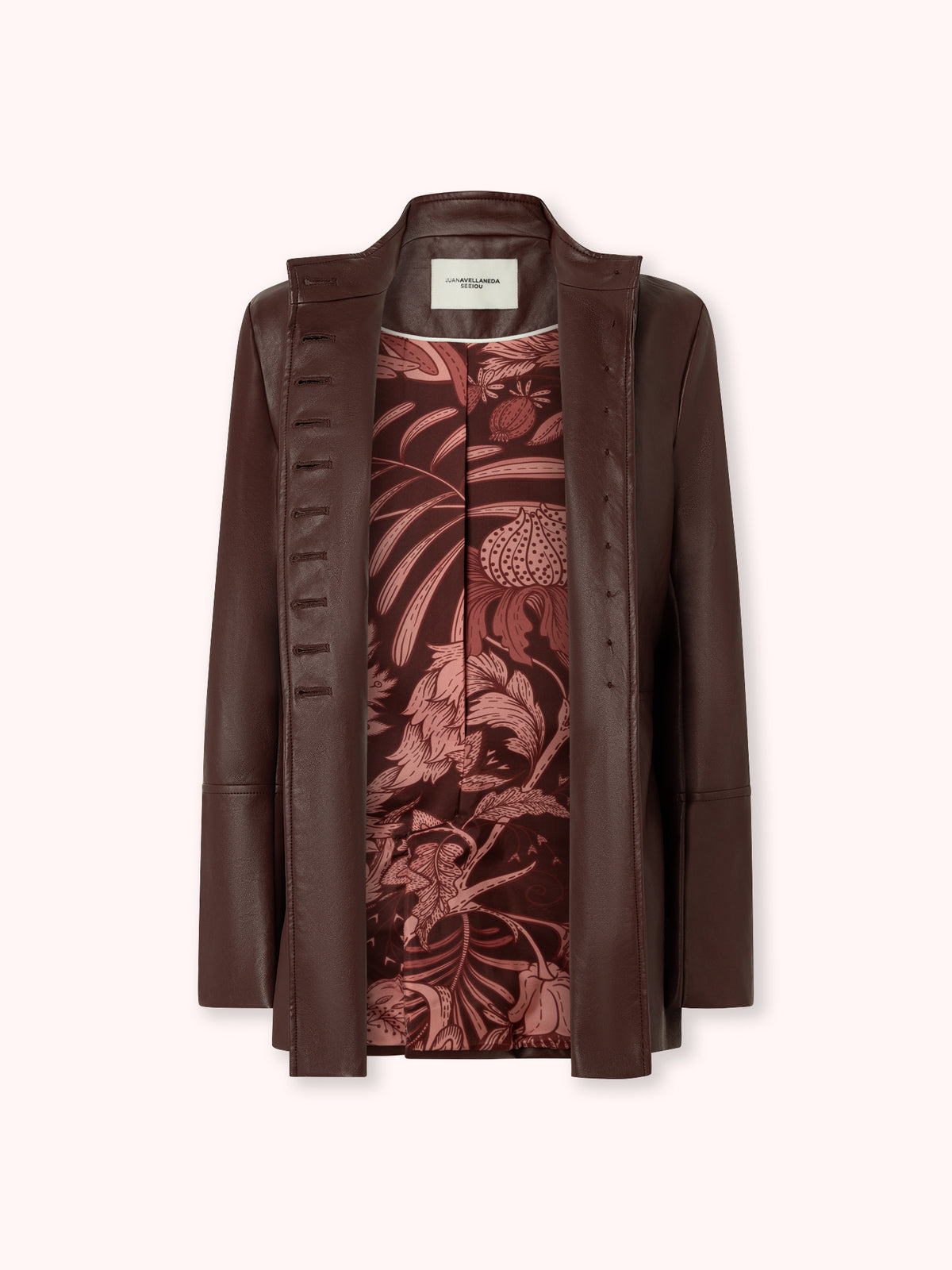 BLAZER CUELLO MAO EFECTO PIEL