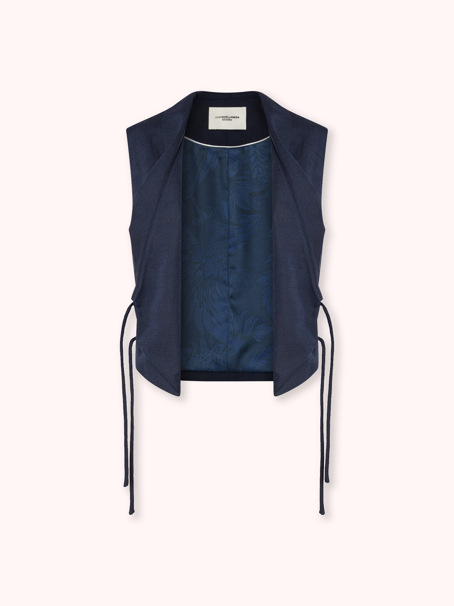 PRE-ORDER CHALECO CRUZADO AZUL MARINO