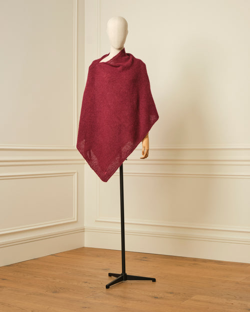 PONCHO BURDEOS