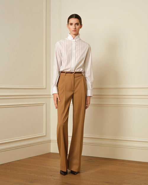 PANTALÓN RECTO CAMEL
