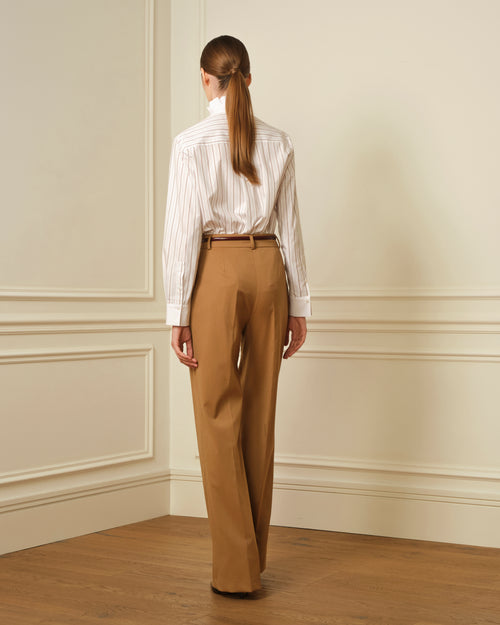 PANTALÓN RECTO CAMEL