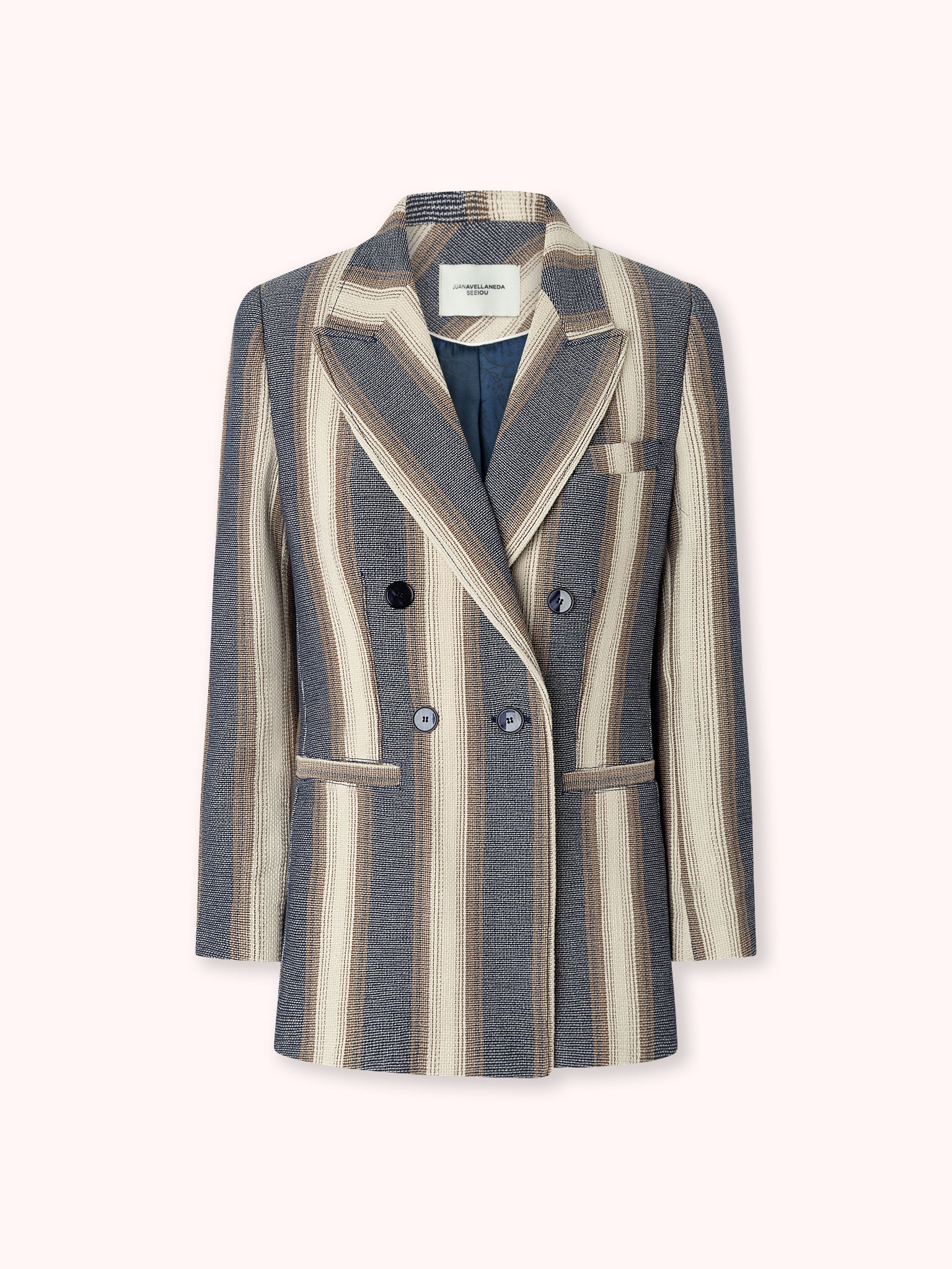 AMERICANA DE RAYAS AZUL