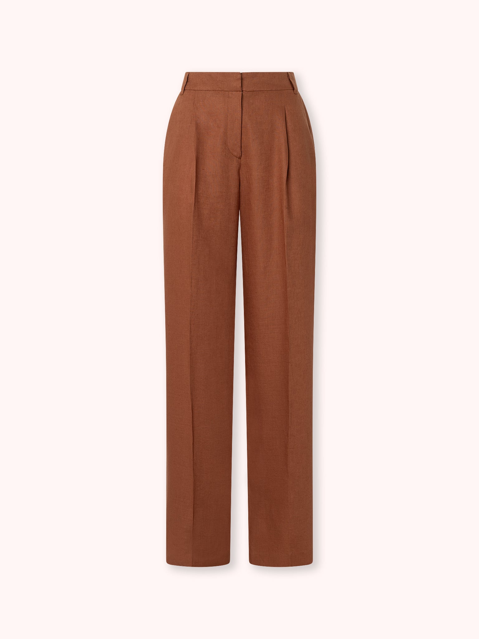 PANTALÓN DE LINO TEJA