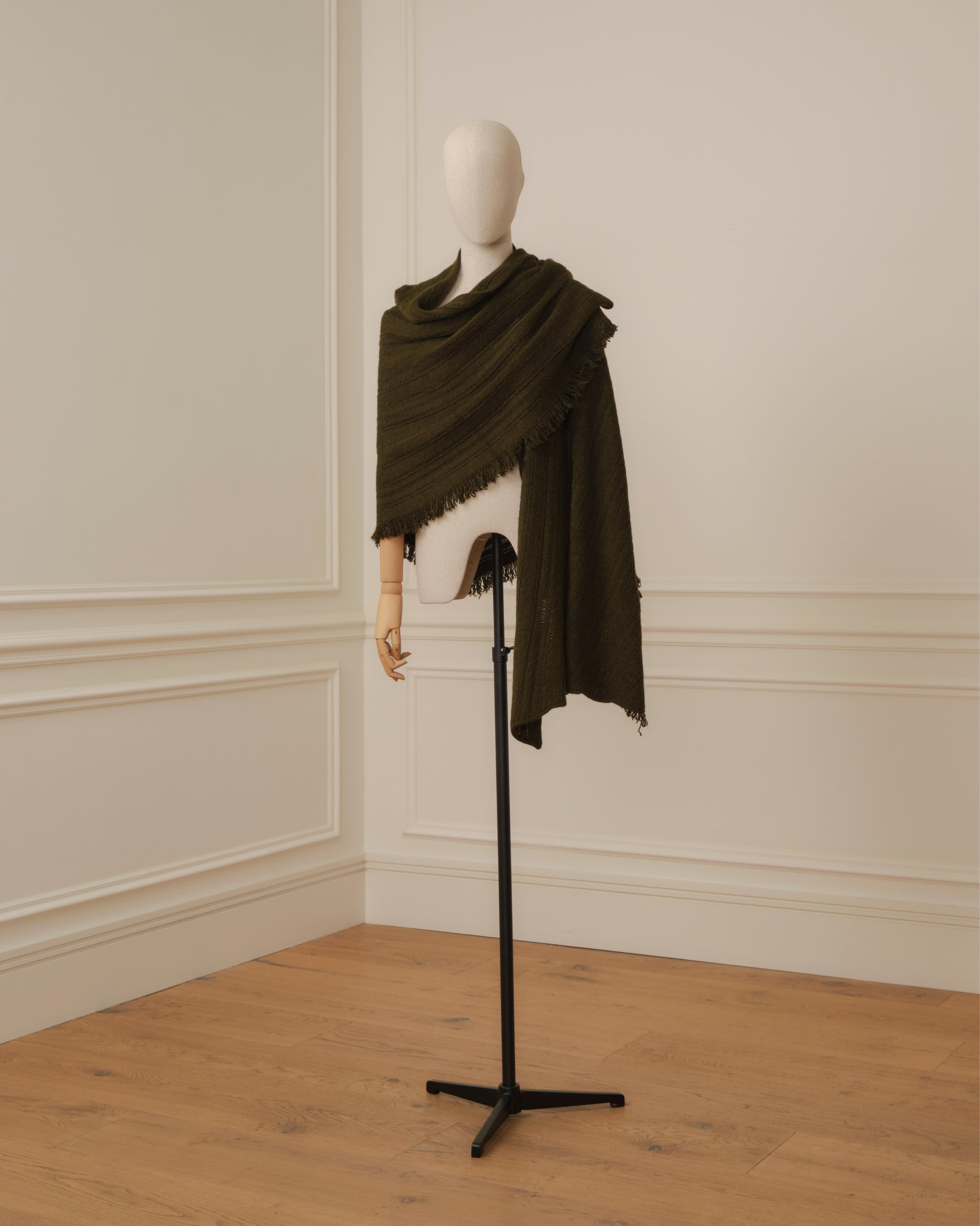 CAPA DE PUNTO ACANALADO VERDE MILITAR