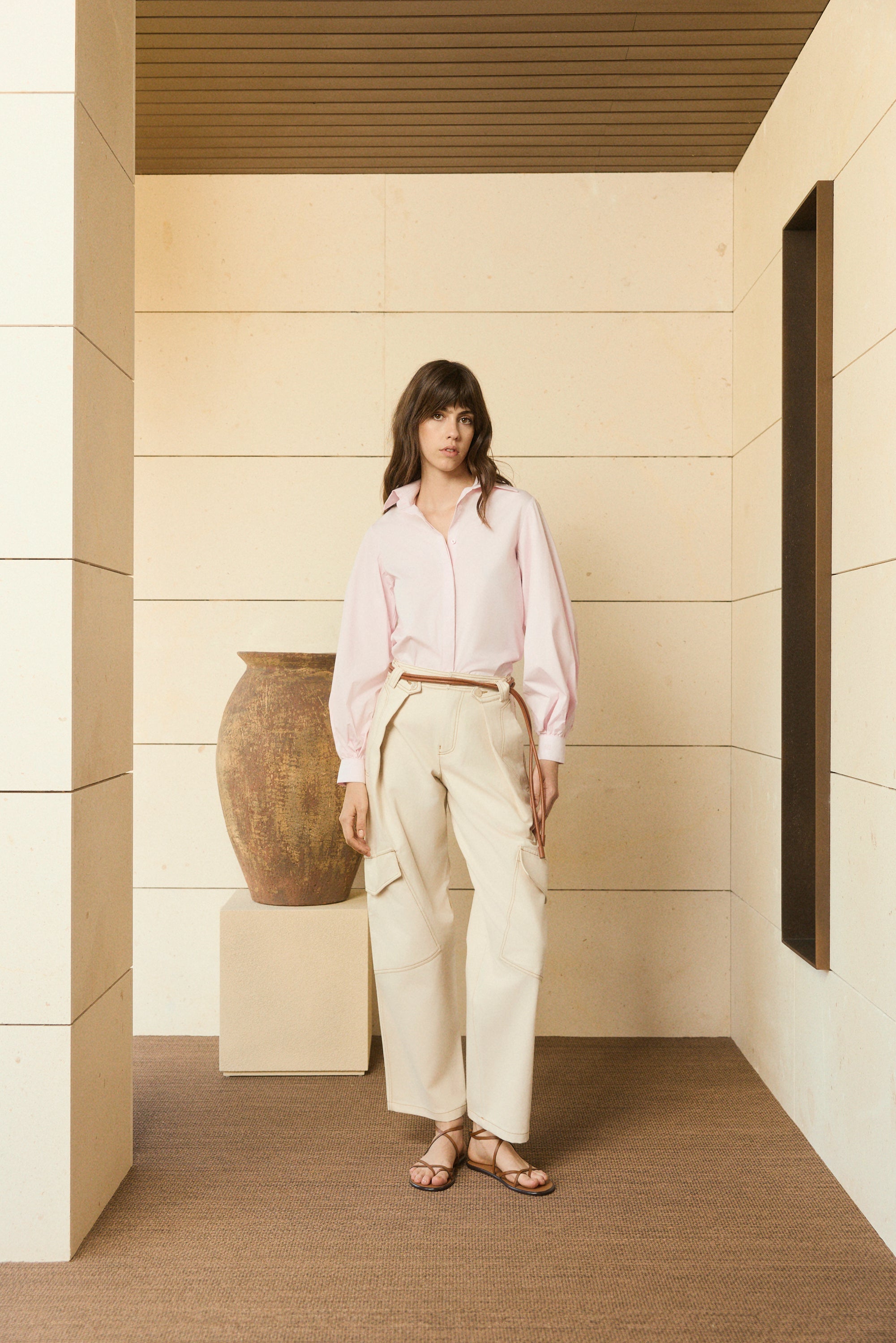 PANTALÓN DENIM OFF-WHITE LEO