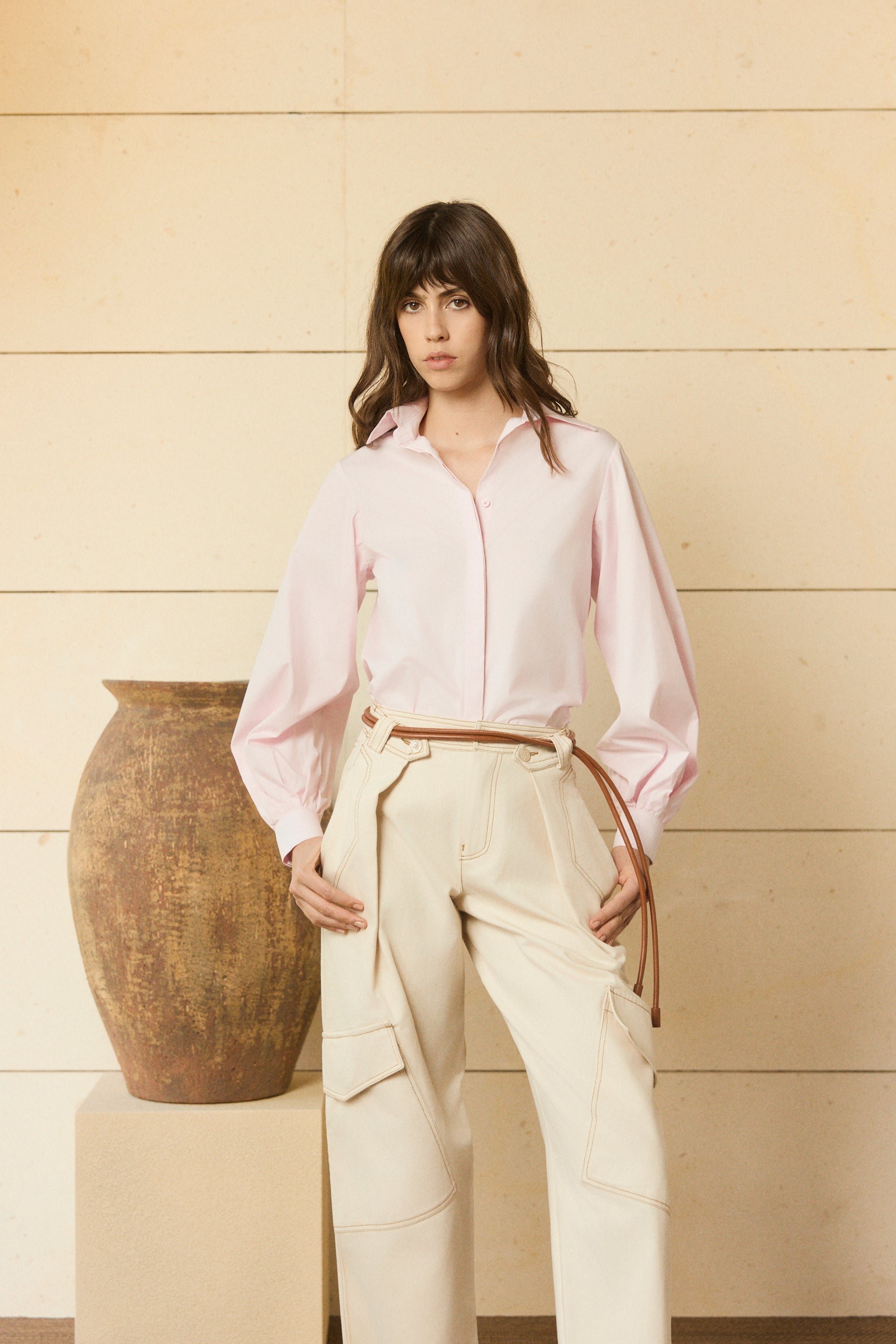 PANTALÓN DENIM OFF-WHITE LEO