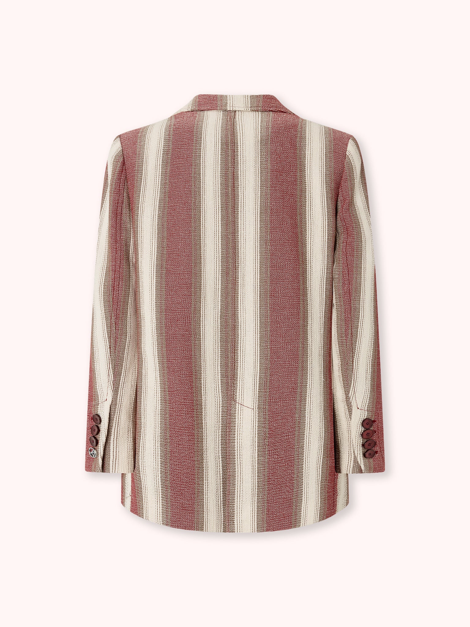 AMERICANA DE RAYAS BURDEOS