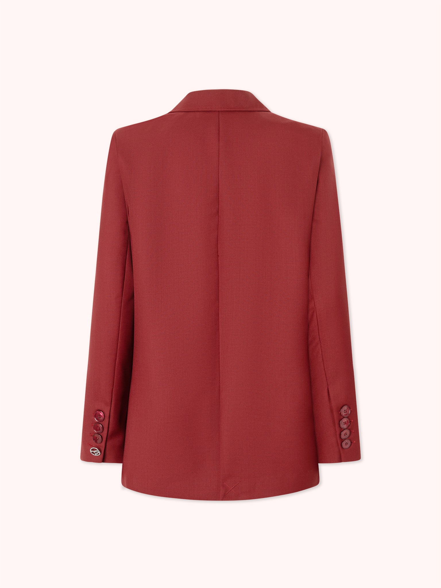 BLAZER CON BOLSILLOS GRANATE