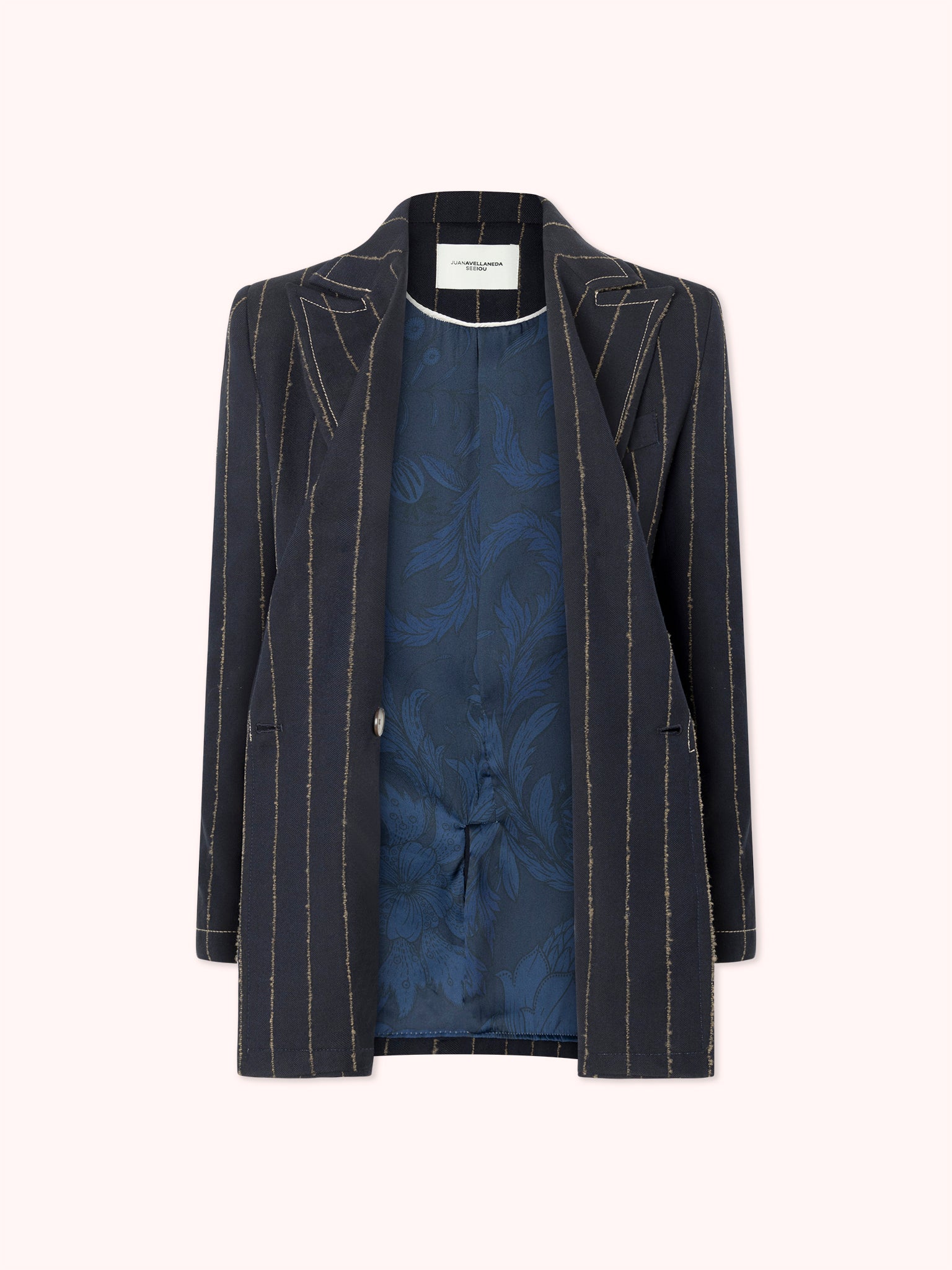 BLAZER CRUZADA DE RAYAS