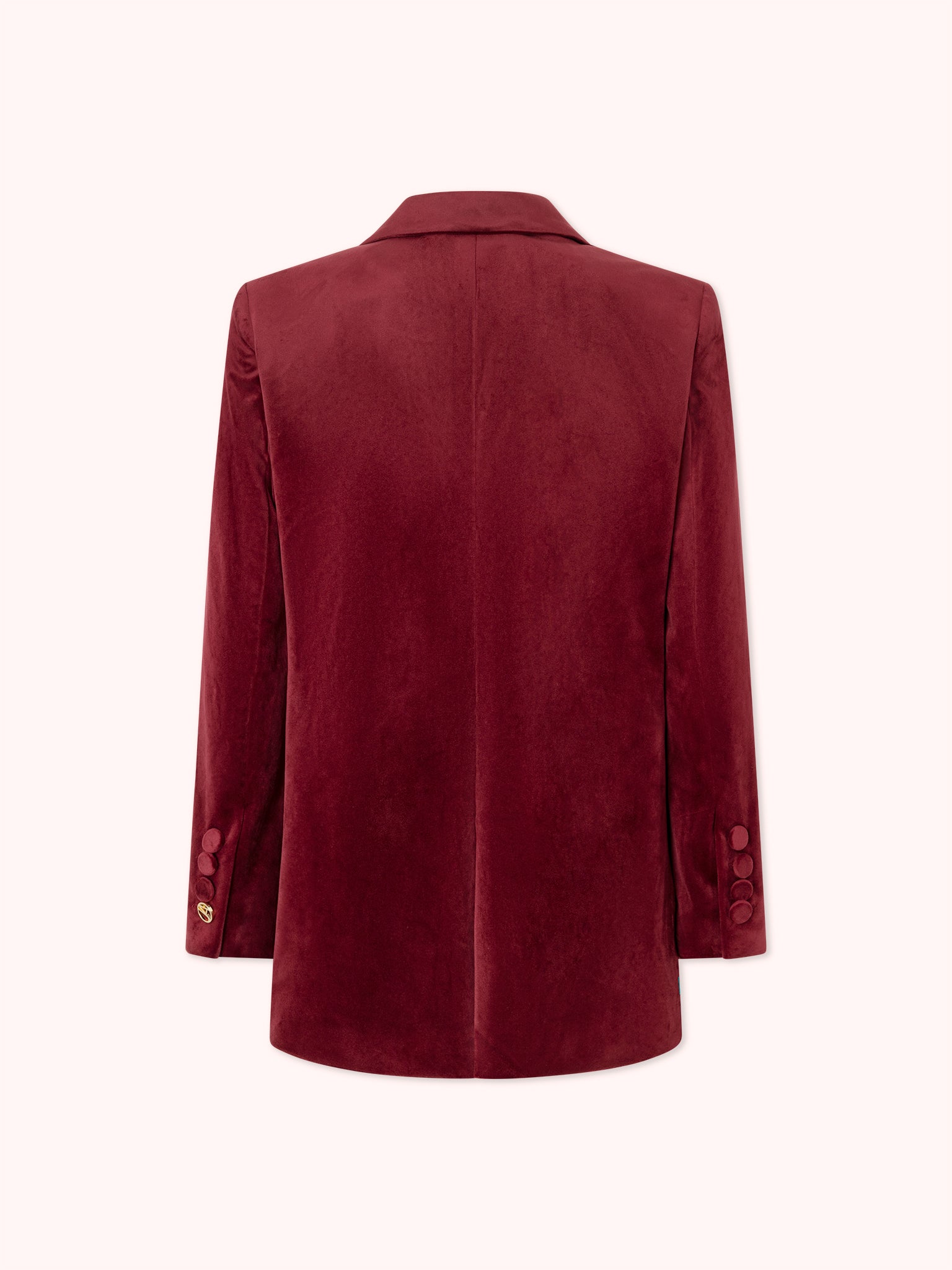 BLAZER DE TERCIOPELO BURDEOS