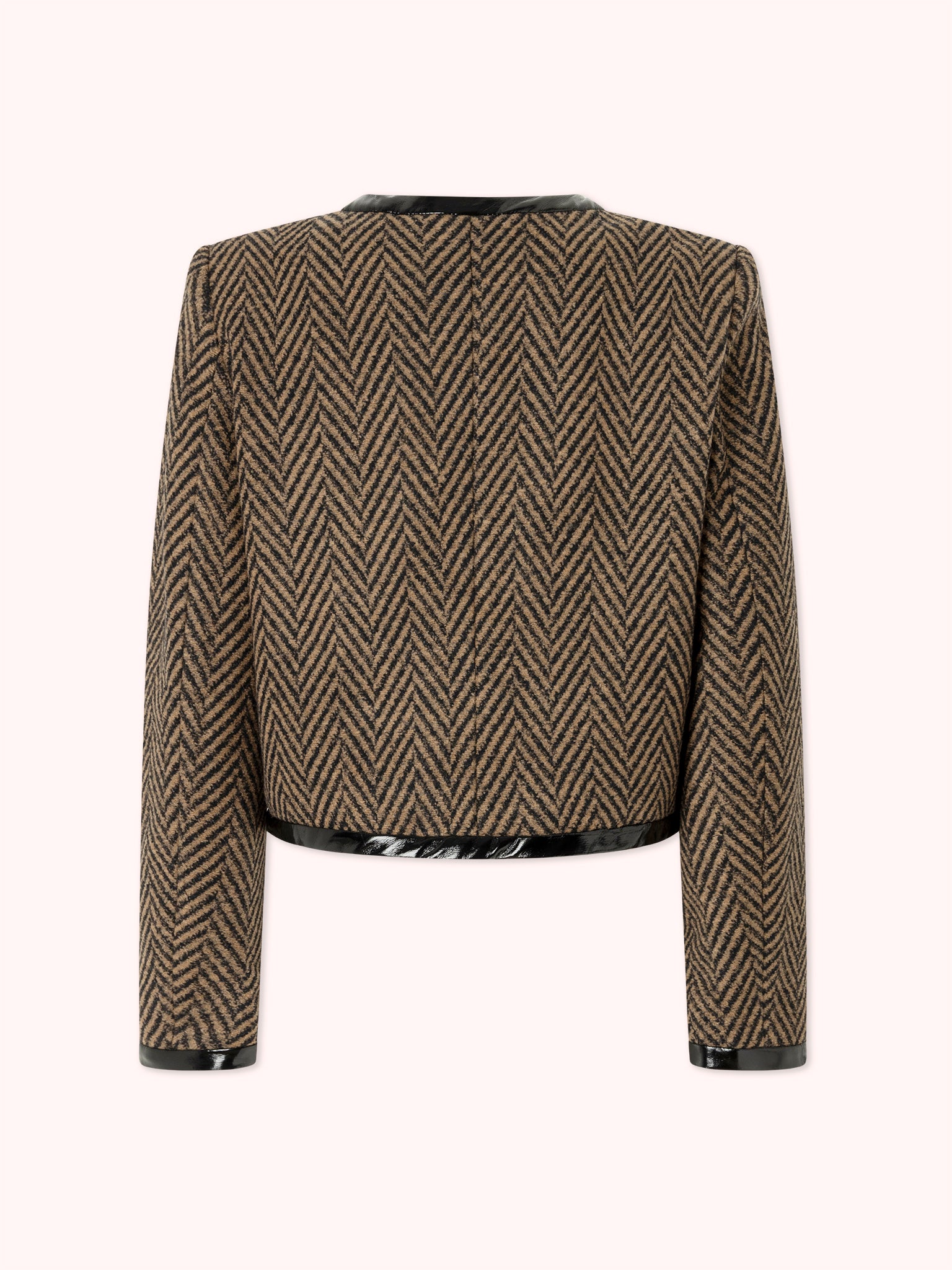 CHAQUETA CORTA MARRÓN