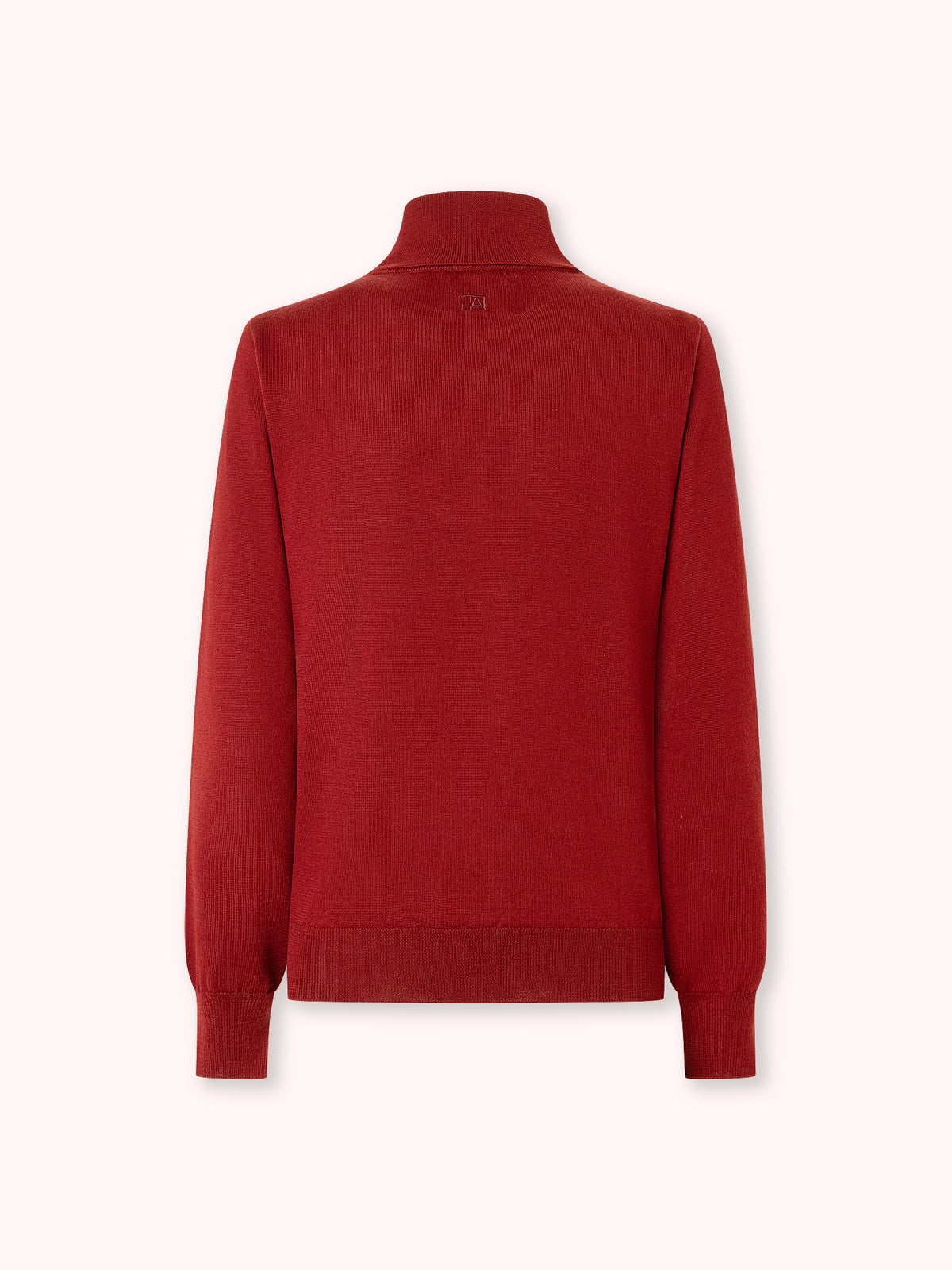 JERSEY CUELLO CISNE MANGA LARGA GRANATE