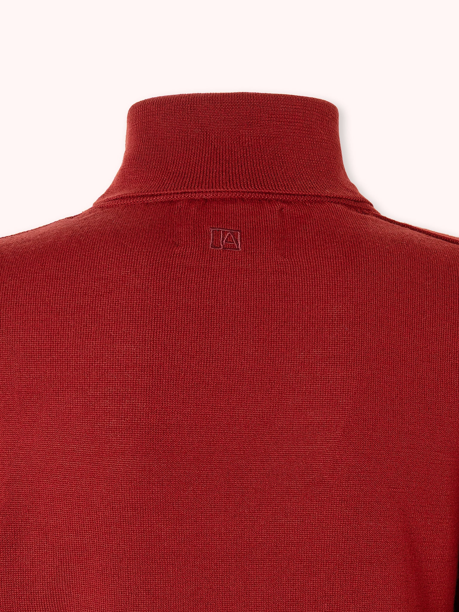 JERSEY CUELLO CISNE MANGA LARGA GRANATE