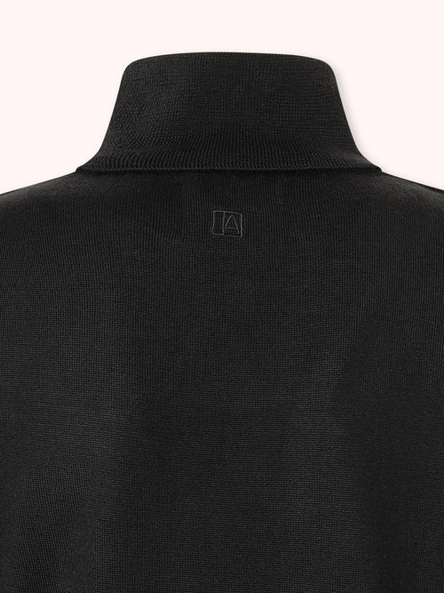 SUÉTER CUELLO CISNE MANGA LARGA NEGRO