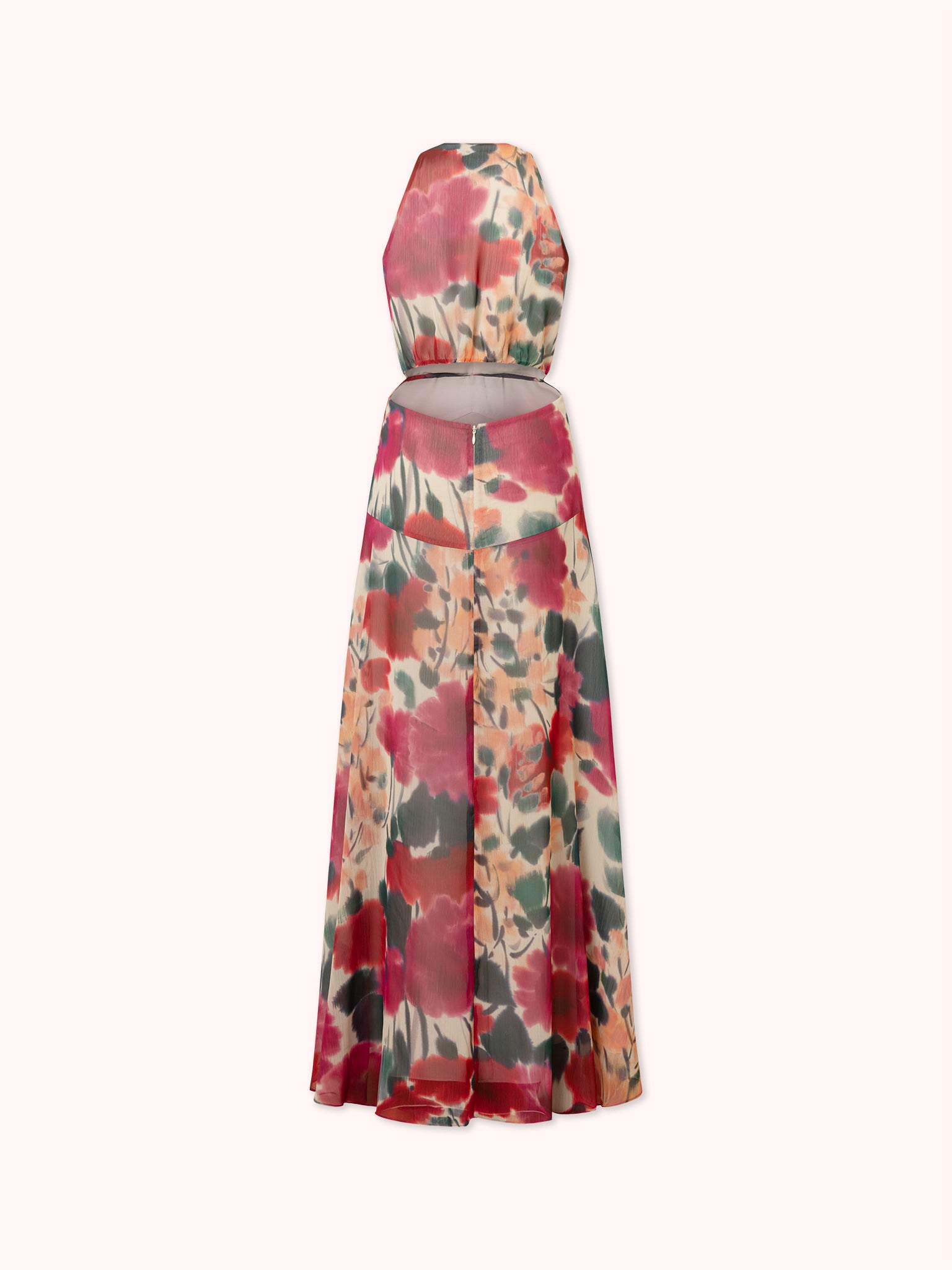 VESTIDO GASA CON ESTAMPADO FLORAL