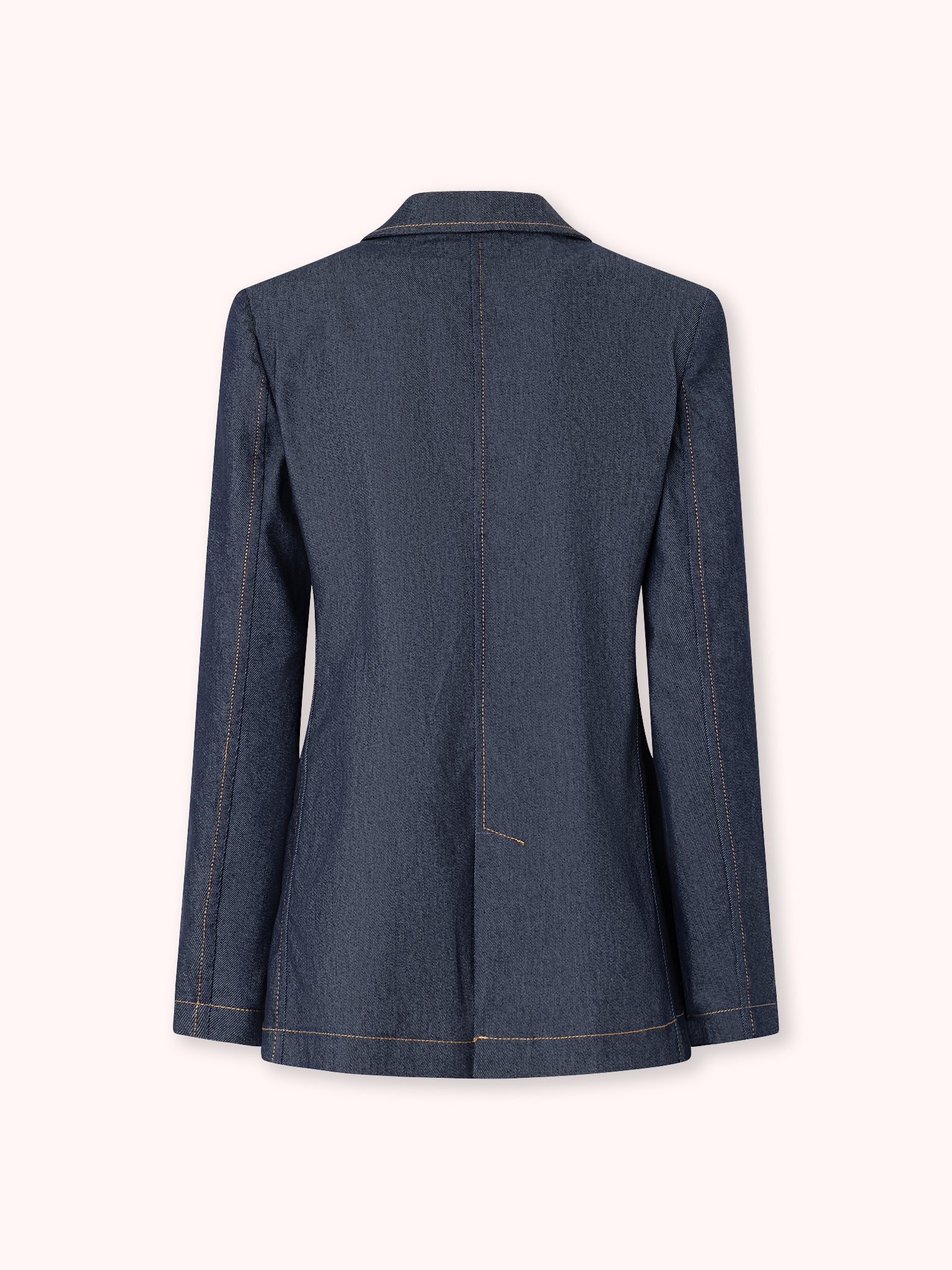 BLAZER CON COSTURAS VISTAS DENIM