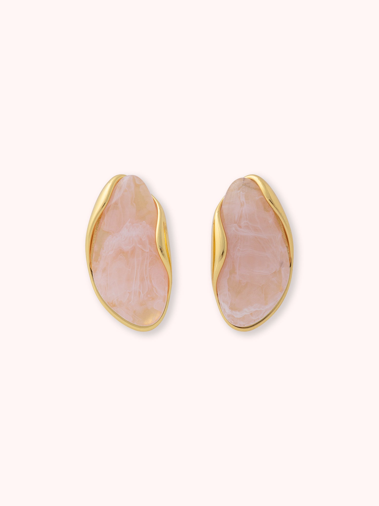 PENDIENTES DE PIEDRAS CON DORADO