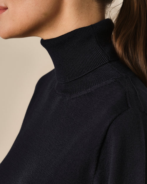 JERSEY CUELLO ALTO AZUL