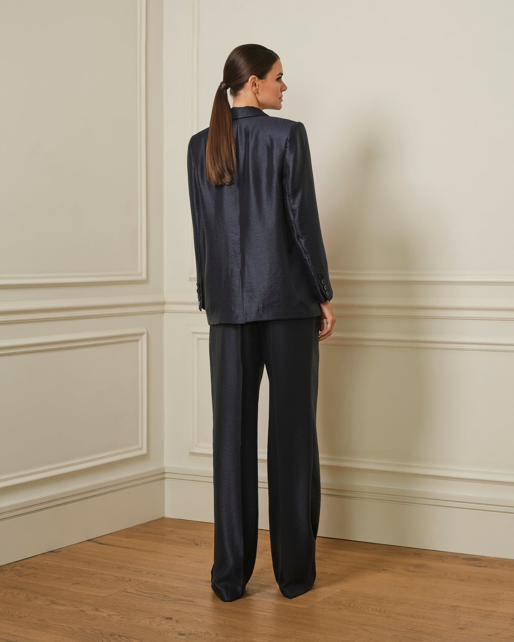 PANTALÓN PALAZZO AZUL