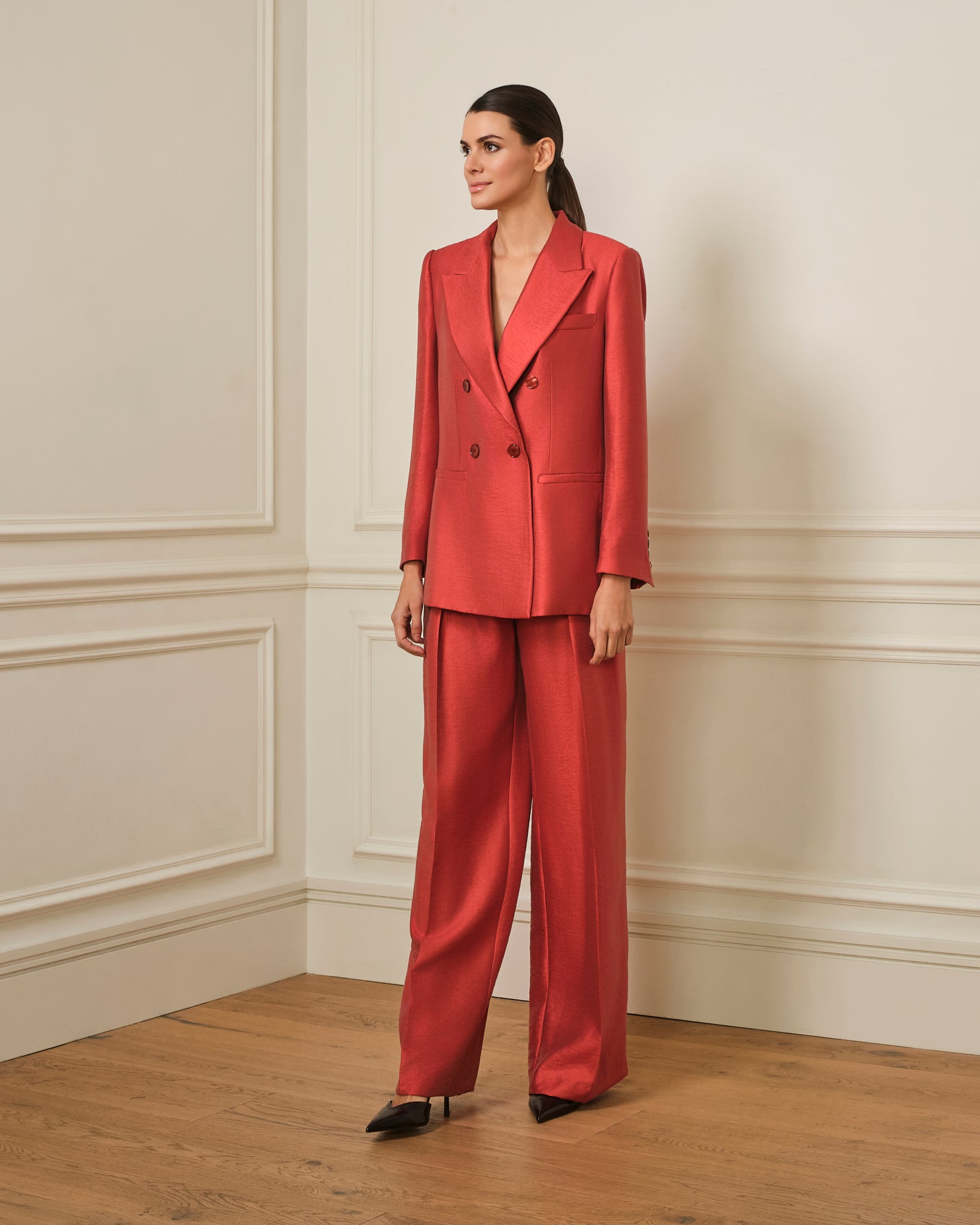 PANTALÓN PALAZZO ROJO