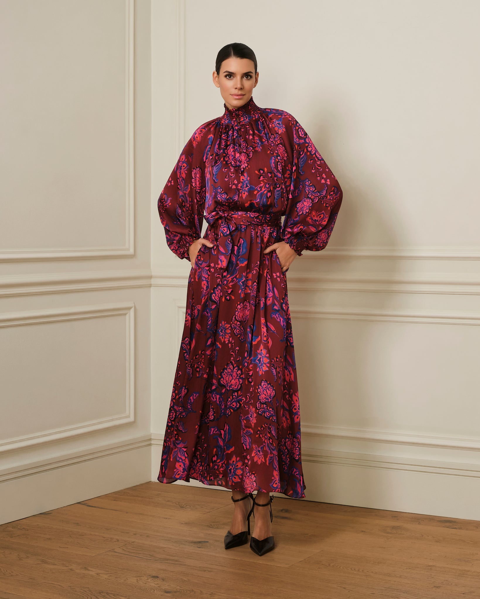 VESTIDO LARGO ESTAMPADO