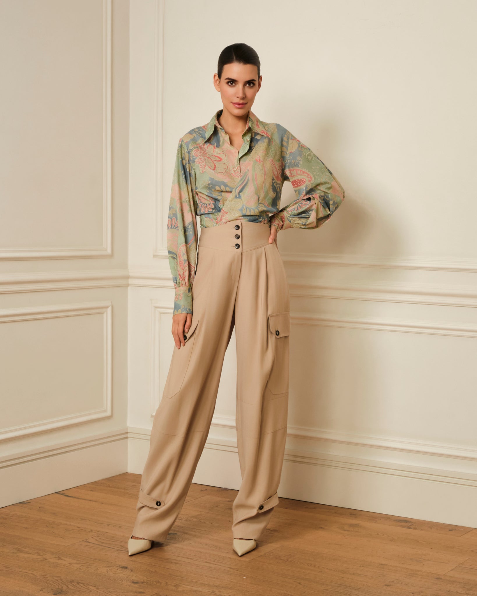 PANTALÓN CARGO TIRO ALTO