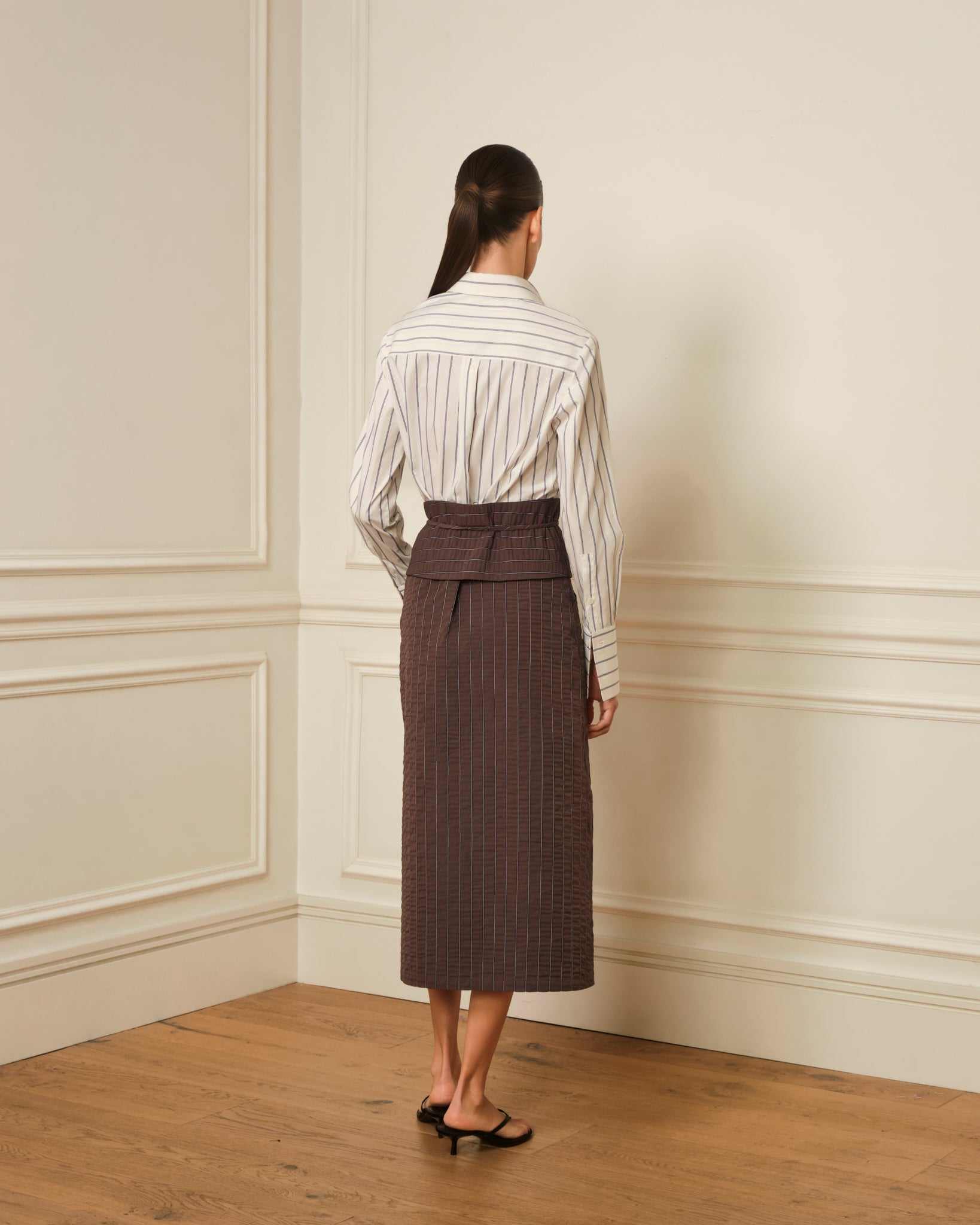 CAMISA DE RAYAS AZULES