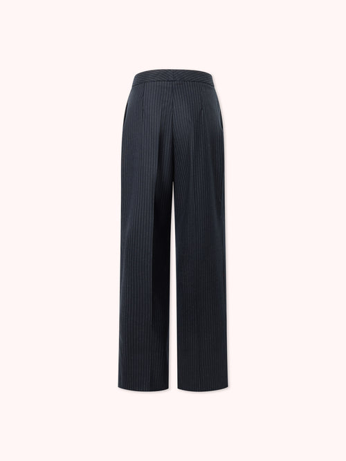 PANTALÓN DE RAYA DIPLOMÁTICA AZUL