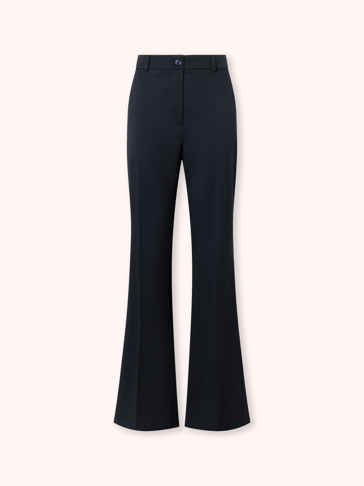 PANTALÓN FLARE DE TIRO ALTO AZUL