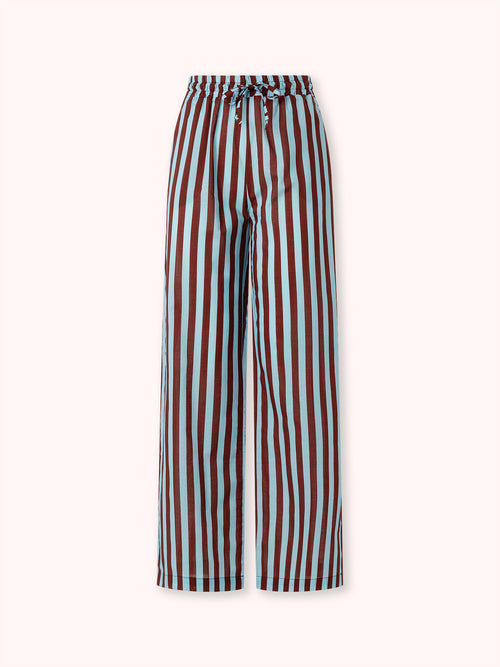 PANTALÓN DE RAYAS MARRÓN