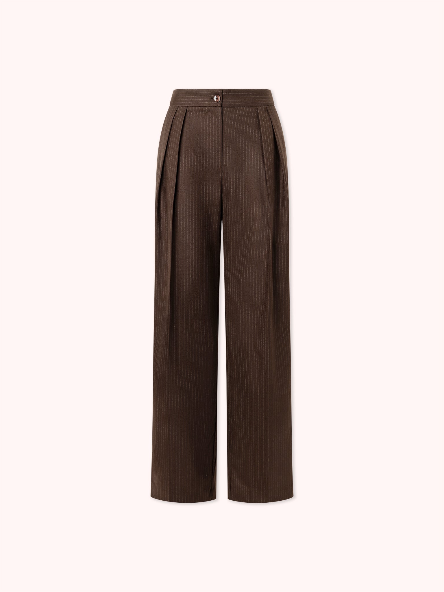 PANTALÓN RAYA DIPLOMÁTICA MARRÓN