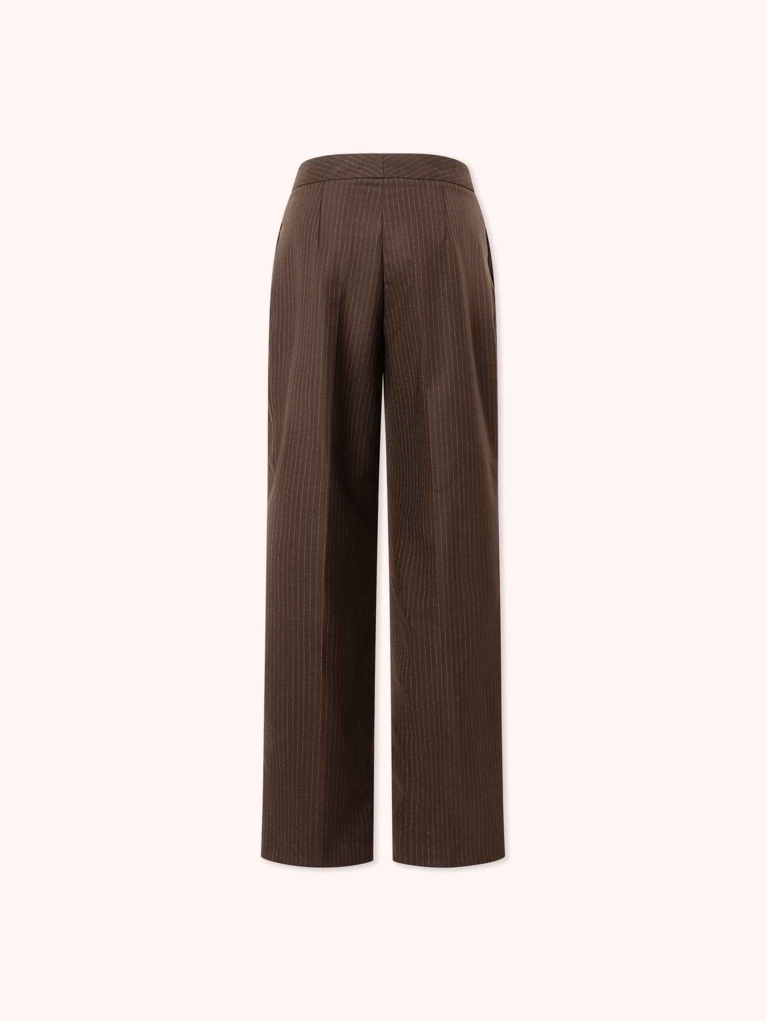 PANTALÓN RAYA DIPLOMÁTICA MARRÓN