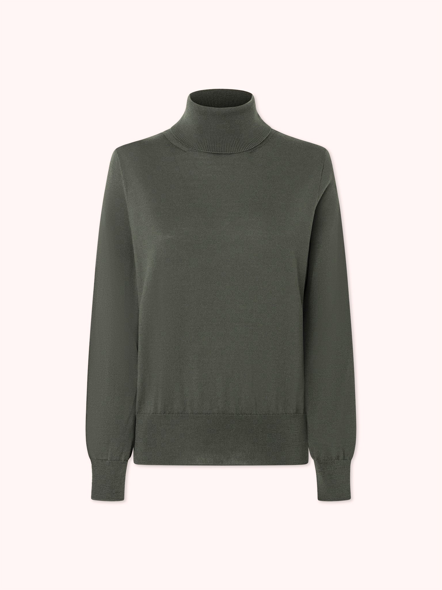 JERSEY CUELLO ALTO VERDE MILITAR