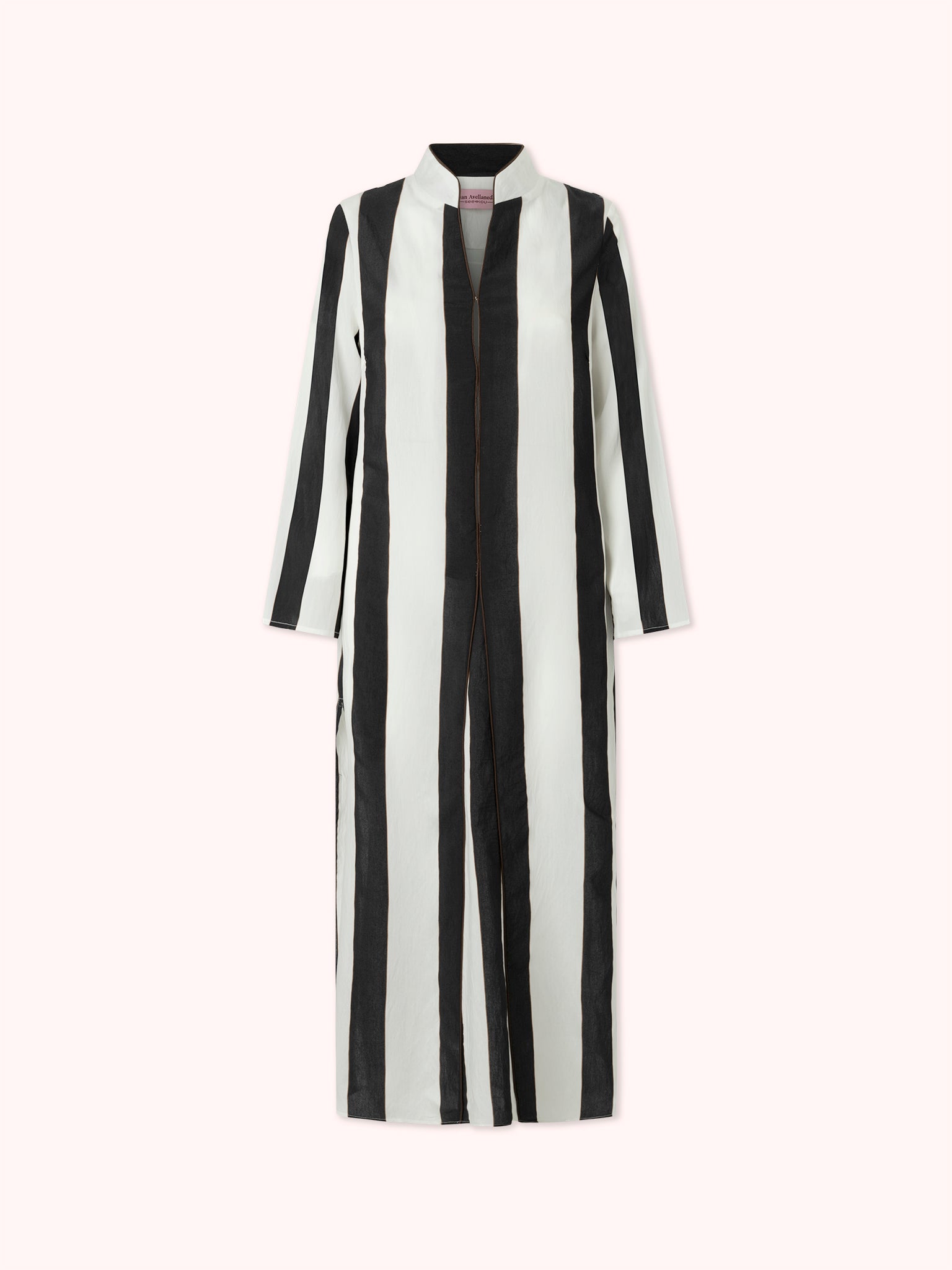 KAFTÁN ESTAMPADO RAYAS NEGRAS RANYA