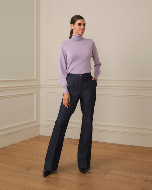 JERSEY CUELLO ALTO MALVA