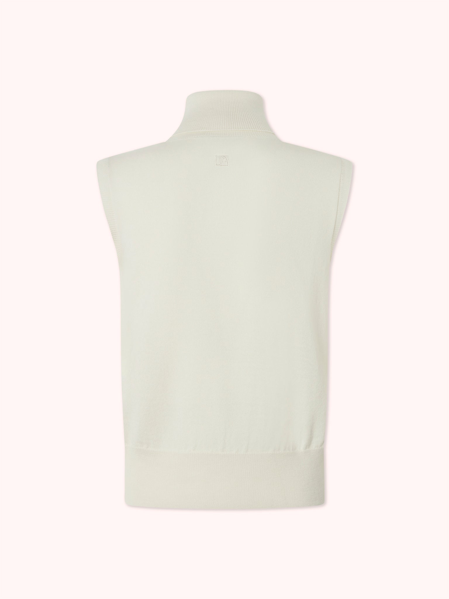 JERSEY SIN MANGAS CUELLO ALTO CRUDO