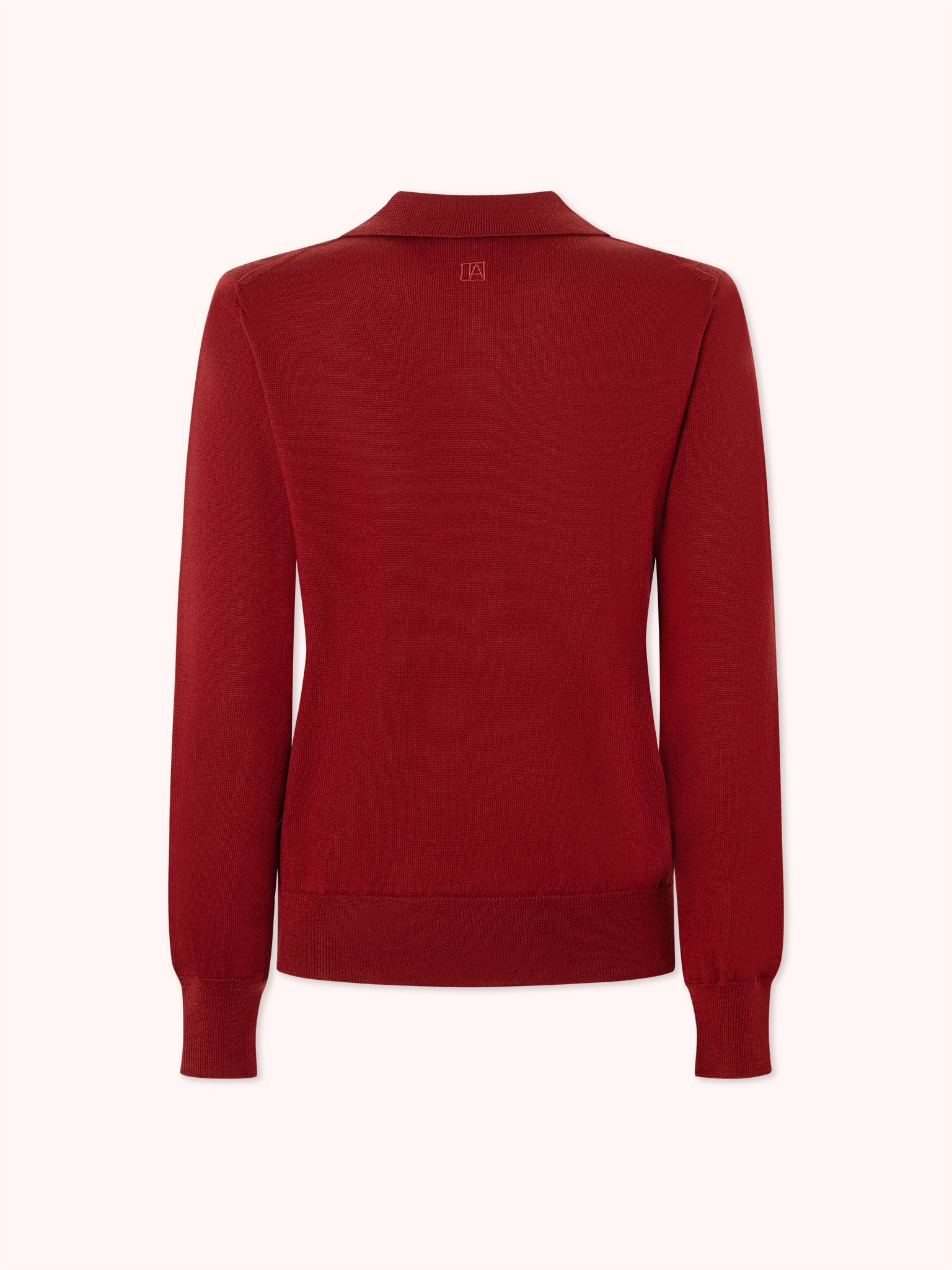 JERSEY CUELLO POLO GRANATE