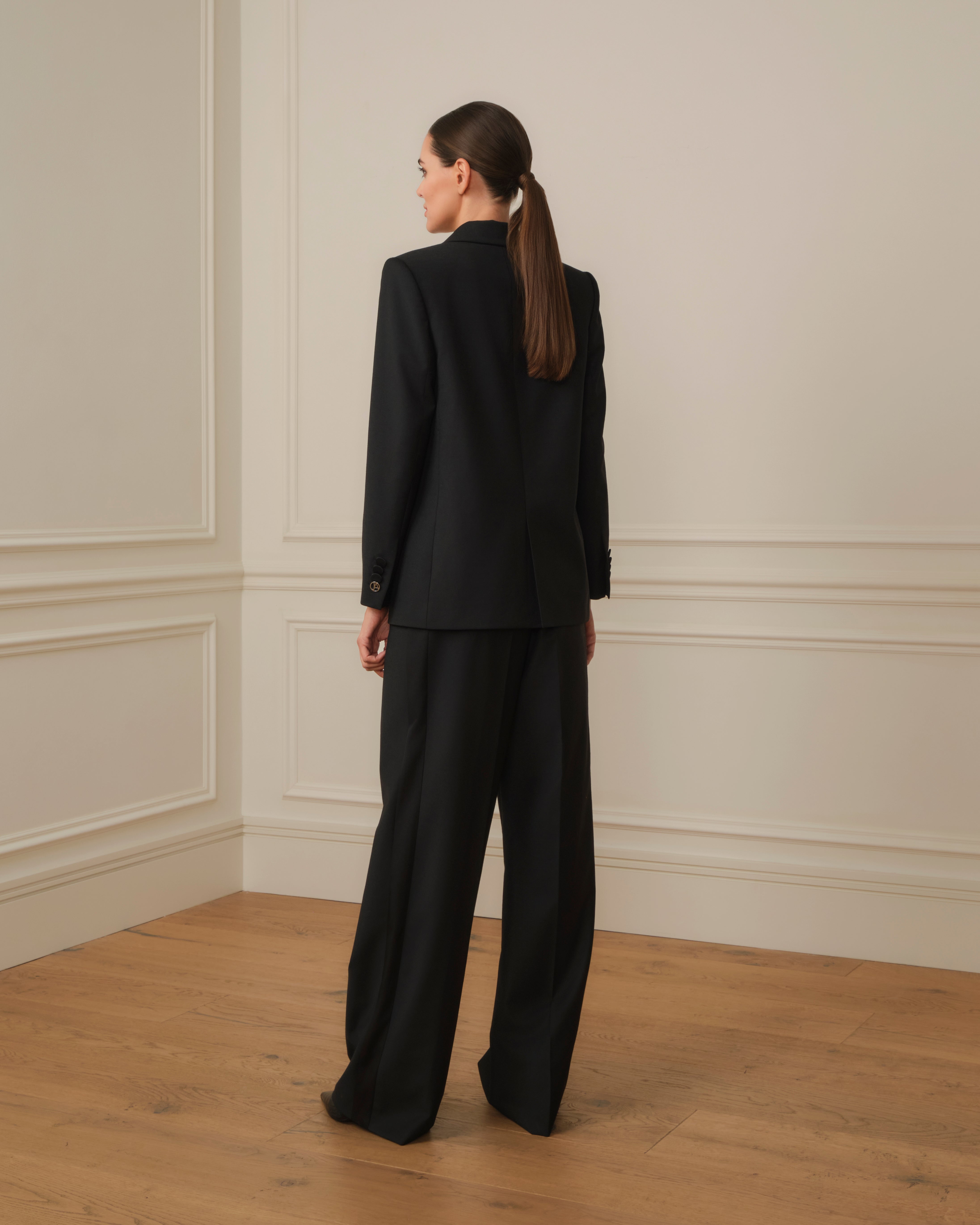 PRE-ORDER PANTALÓN DE ESMOQUIN NEGRO