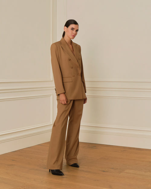 PANTALÓN RECTO CAMEL