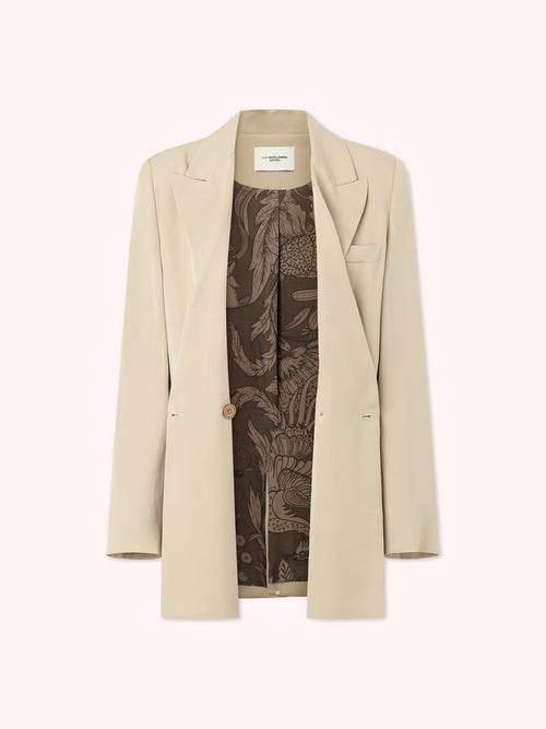BLAZER CRUZADO CAMEL