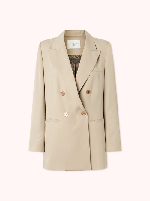 BLAZER CRUZADO CAMEL
