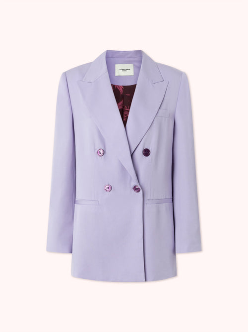 BLAZER CRUZADA LILA