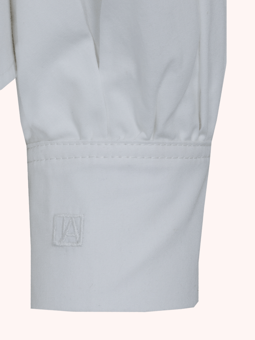 CAMISA DE MANGA ABULLONADA BLANCA